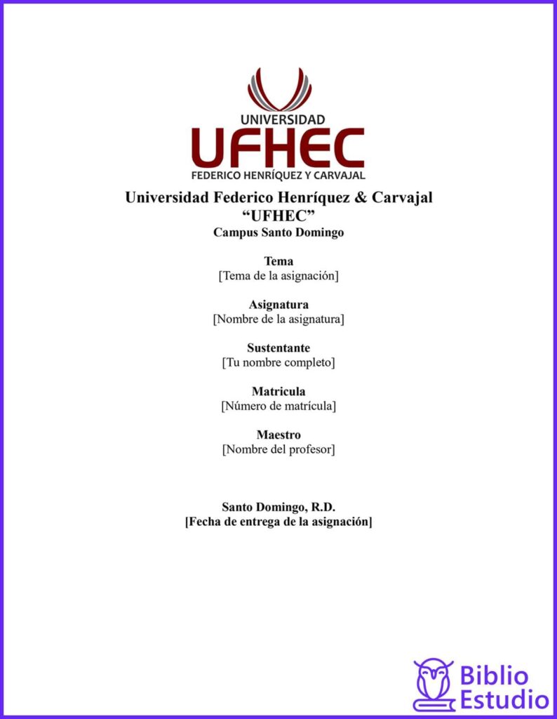 descargar hoja de presentacion de la ufhec