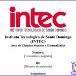 hoja de presentacion intec