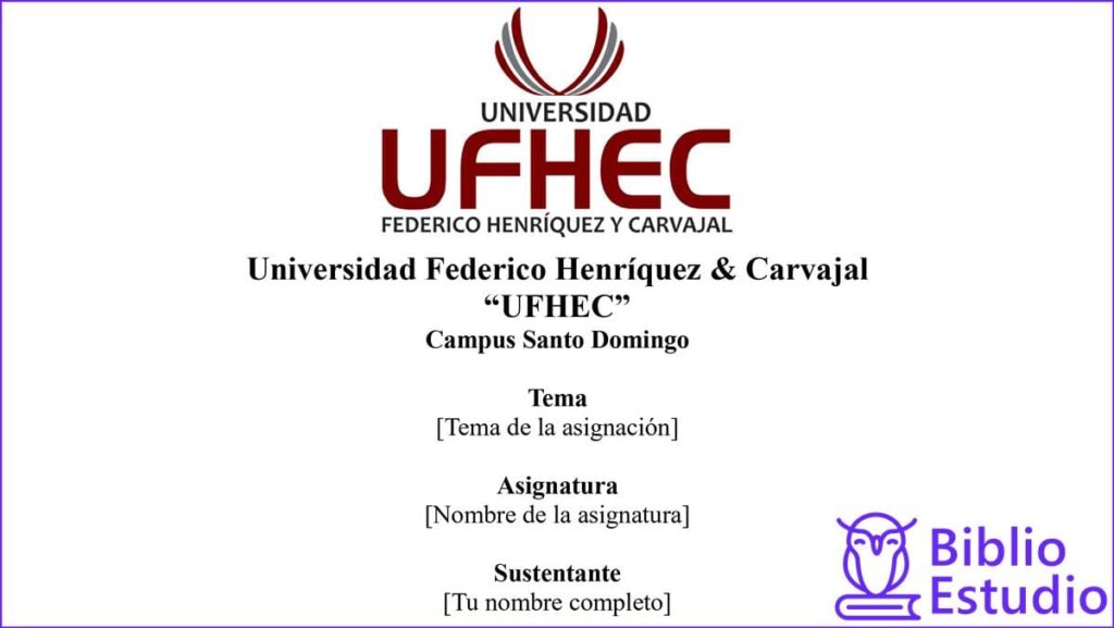 hoja de presentacion ufhec vacia